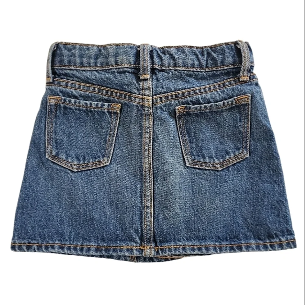 K1164 * Old Navy Girls Jean Skirt Medium Wash Denim Size 3T